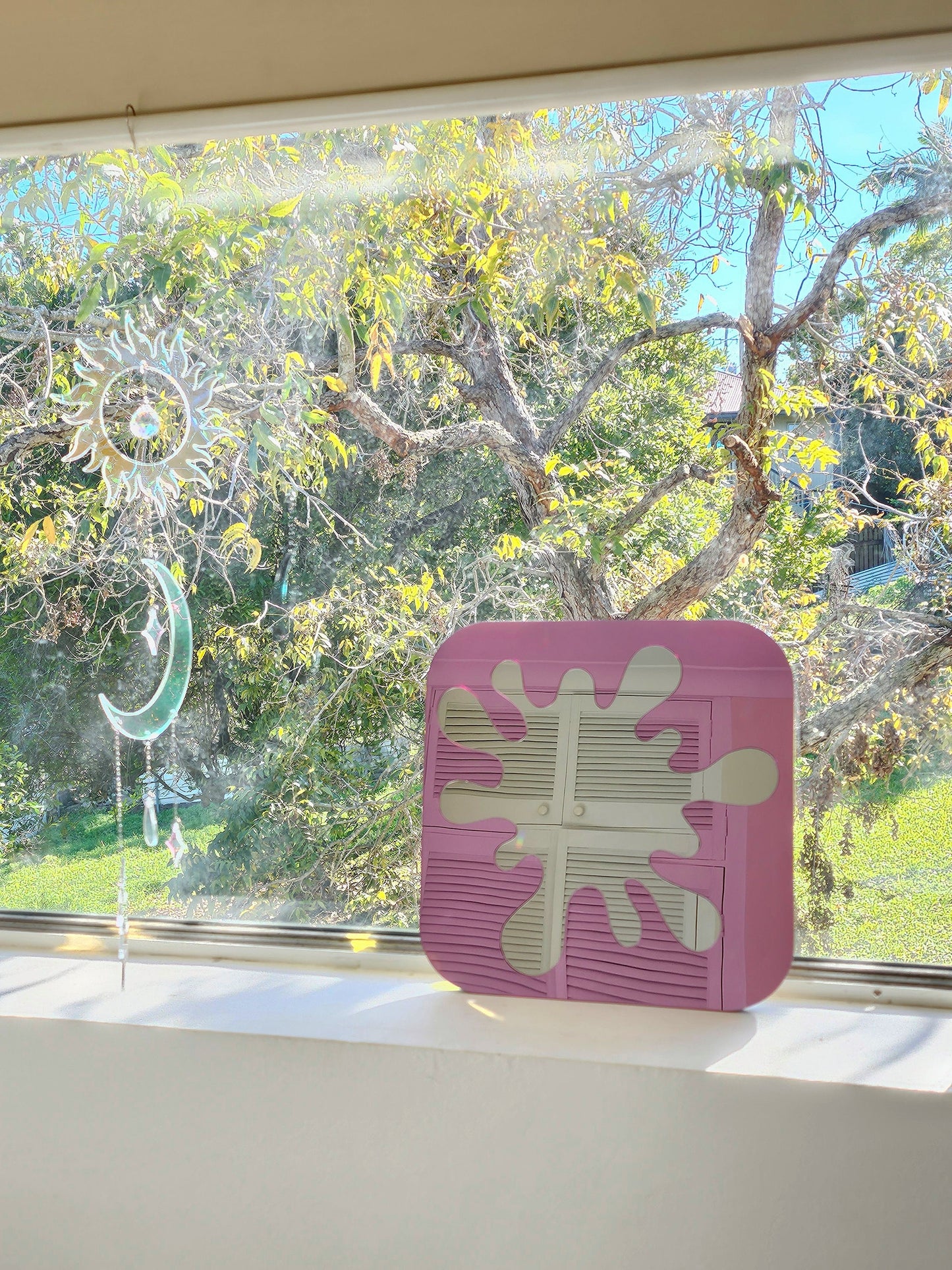 The Pink Splat Mirror