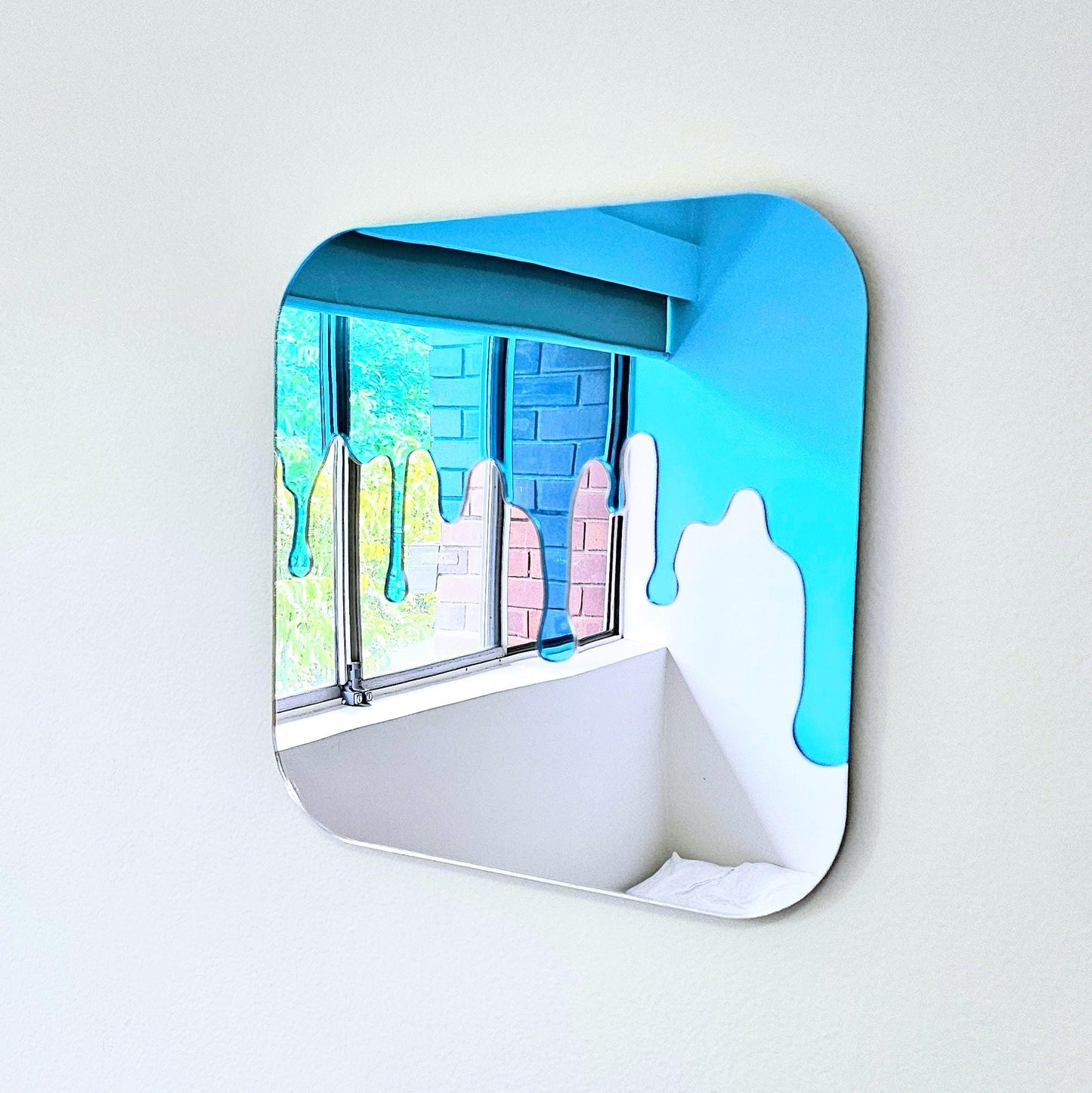 The Blue Drip Mirror