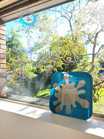 The Blue Splat Mirror