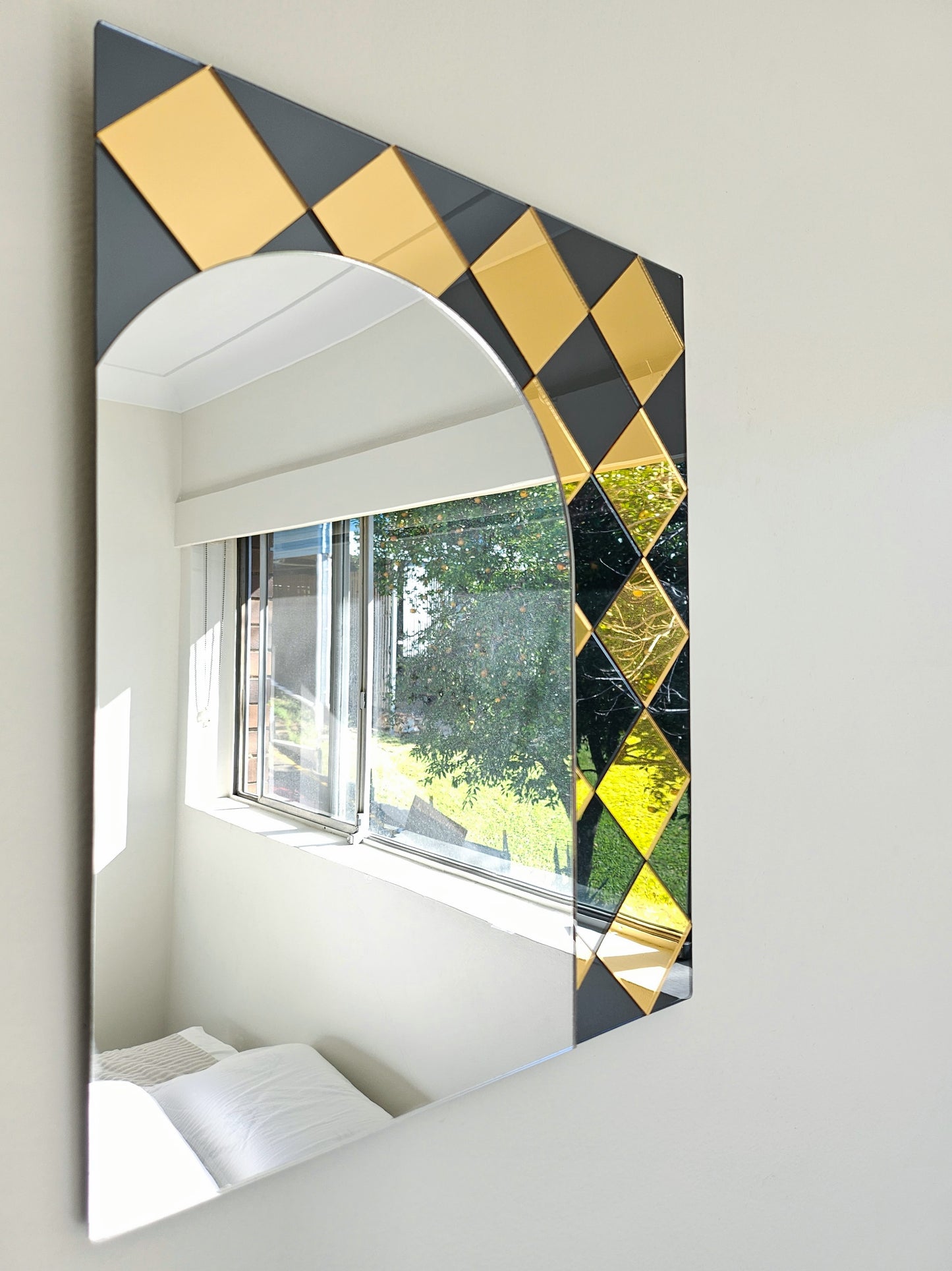 The Harlequin Noir Mirror