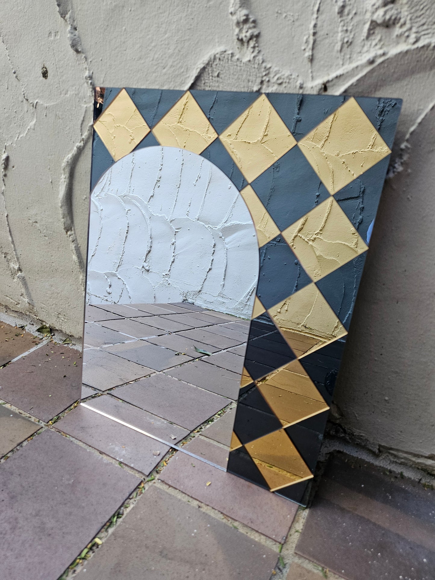 The Harlequin Noir Mirror