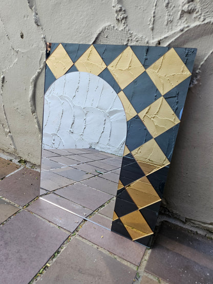 The Harlequin Noir Mirror