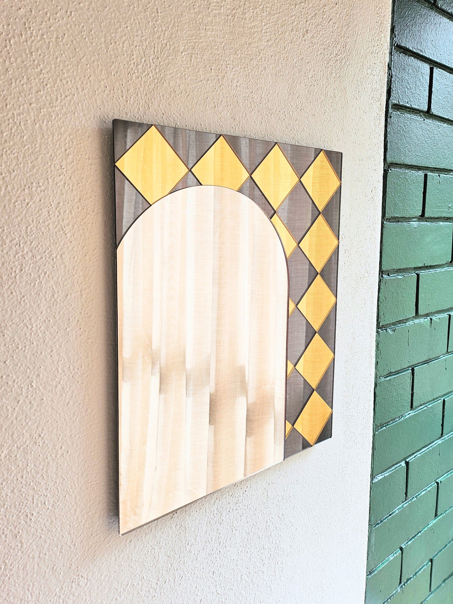 The Harlequin Noir Mirror