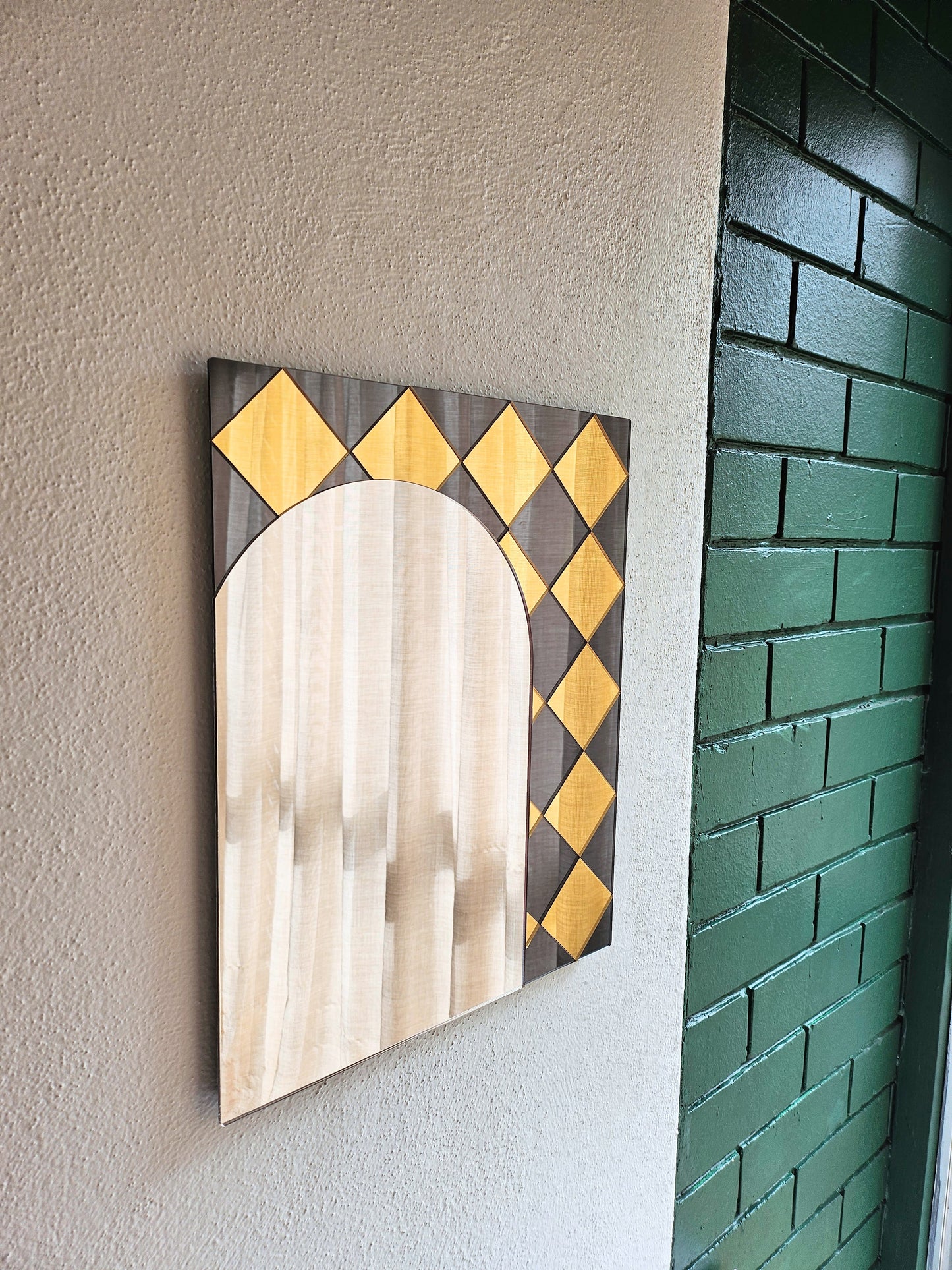 The Harlequin Noir Mirror