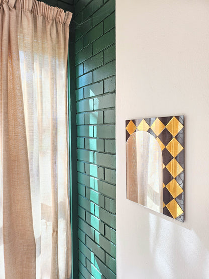 The Harlequin Noir Mirror