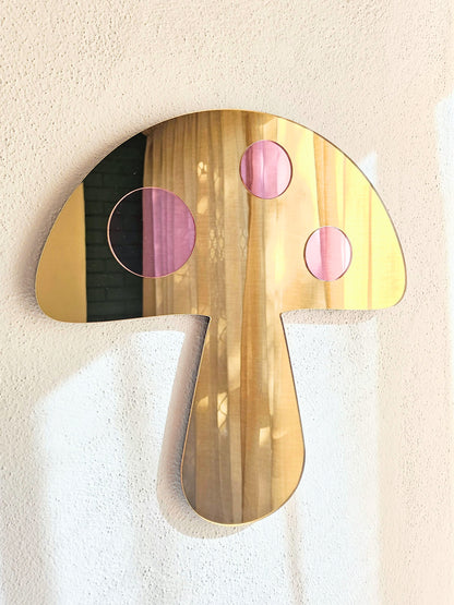 The Gold Mushroom Mirror