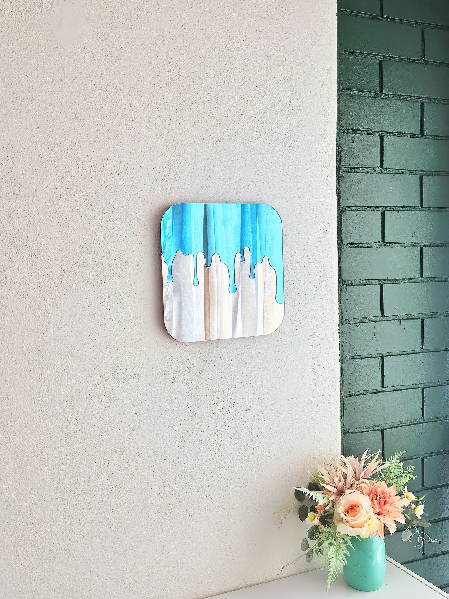 The Blue Drip Mirror