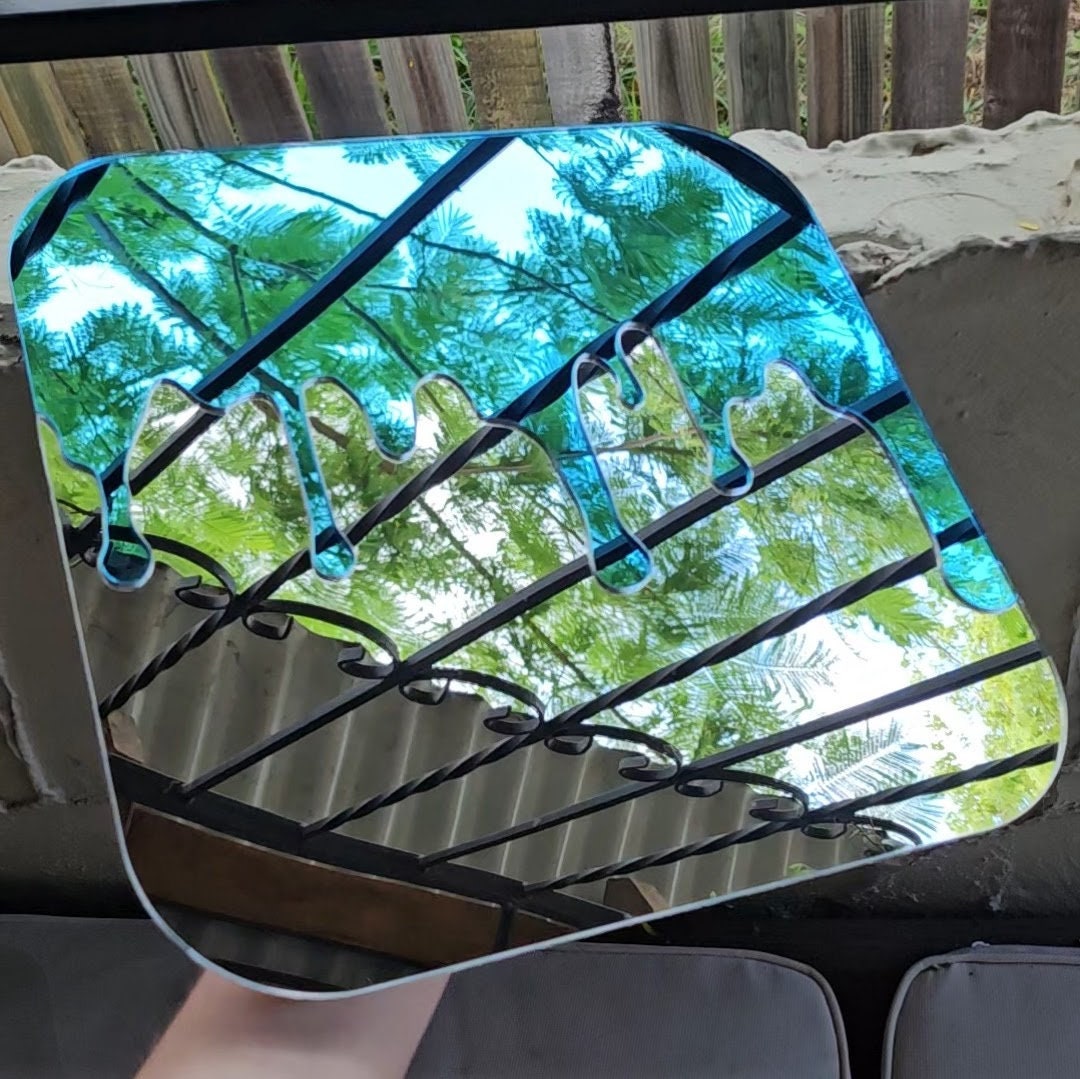 The Blue Drip Mirror