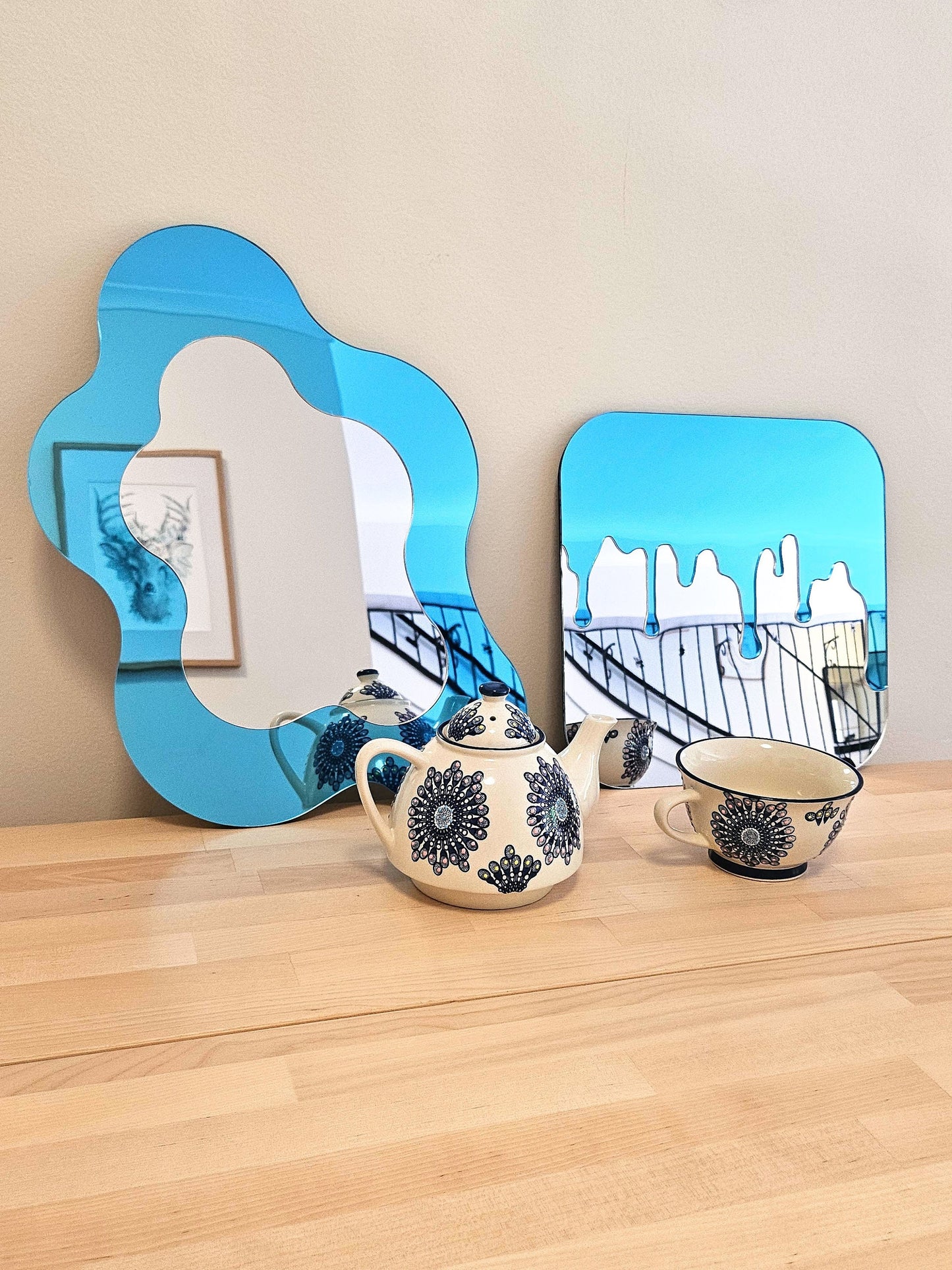 The Blue Drip Mirror