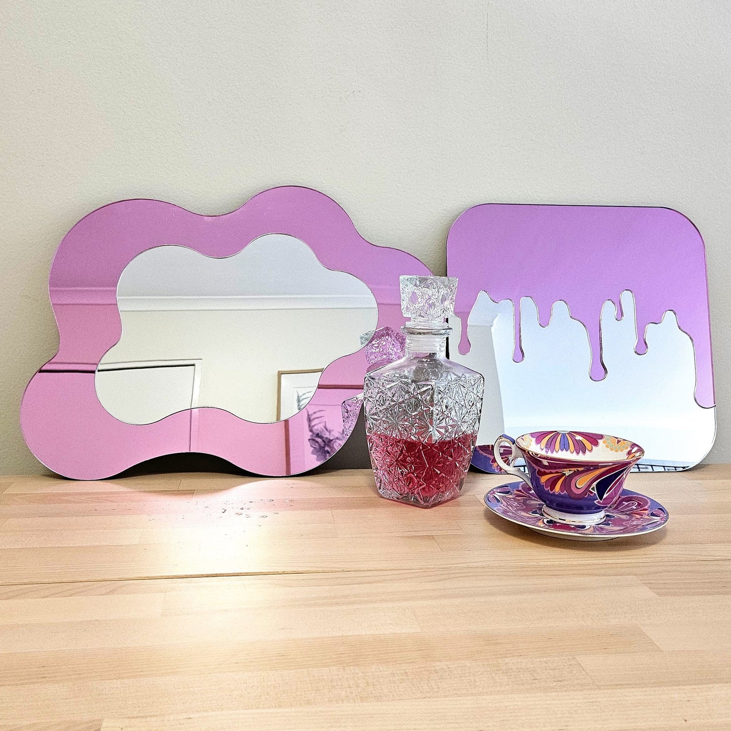 The Pink Wavy Mirror