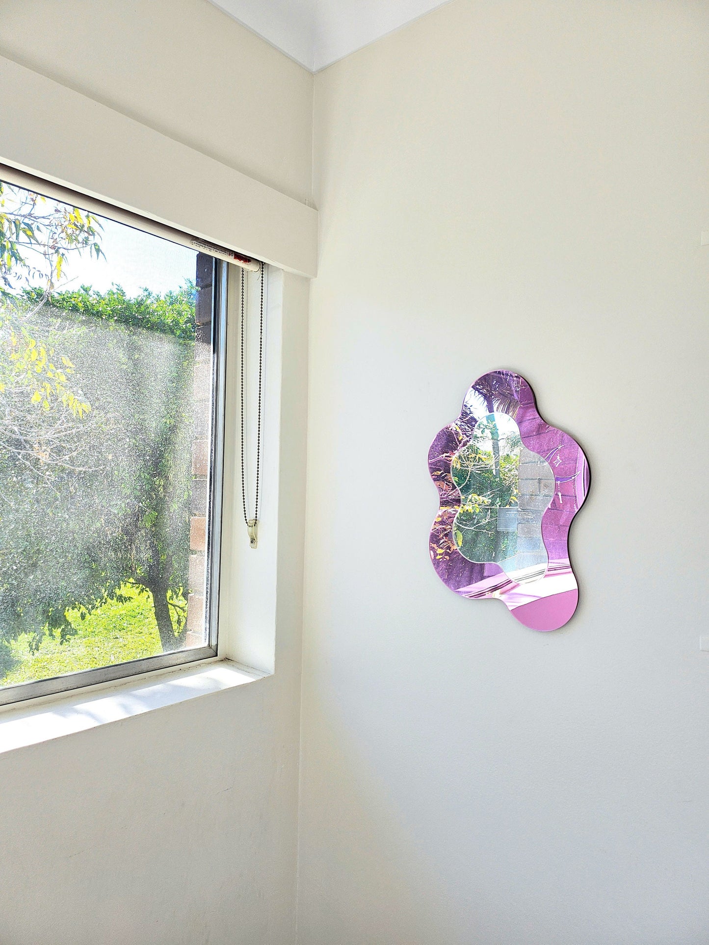 The Pink Wavy Mirror