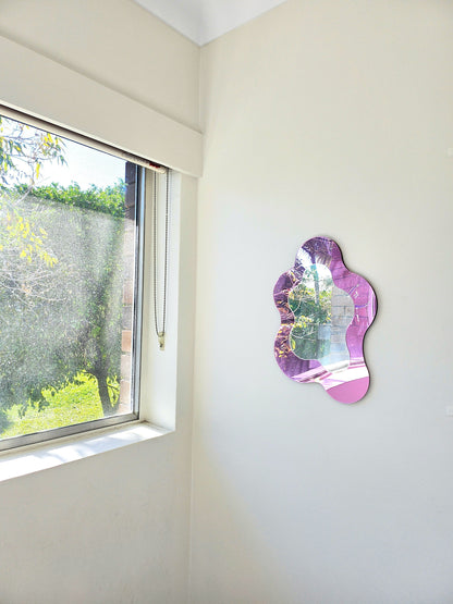 The Pink Wavy Mirror