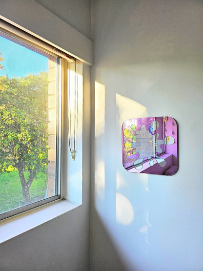 The Pink Splat Mirror