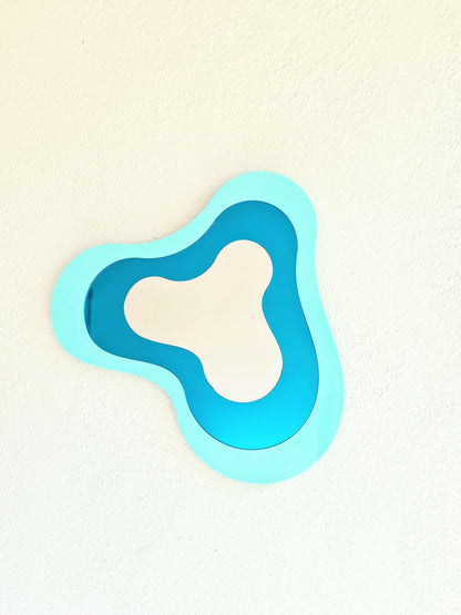 Pastel Green Irregular Mirror