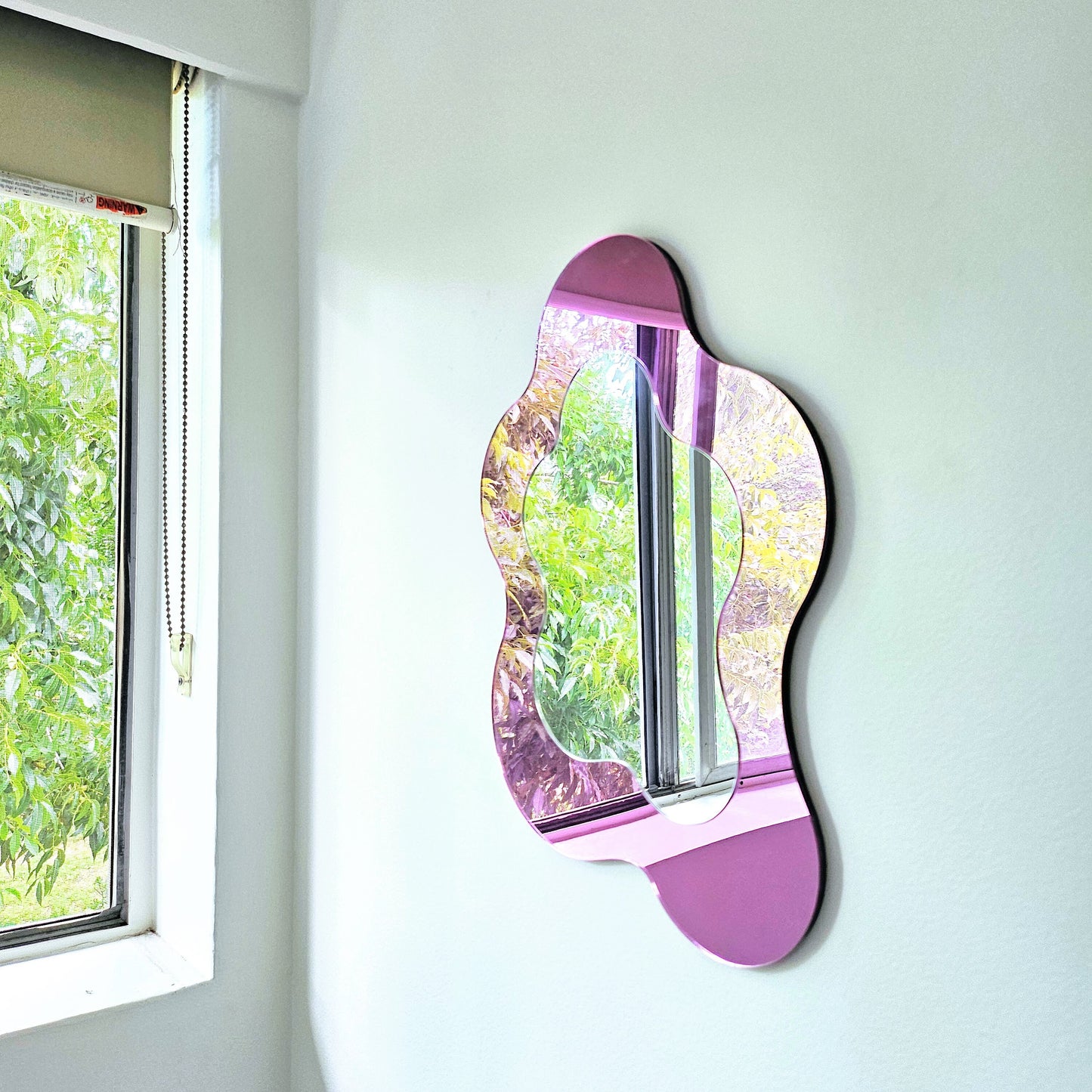 The Pink Wavy Mirror