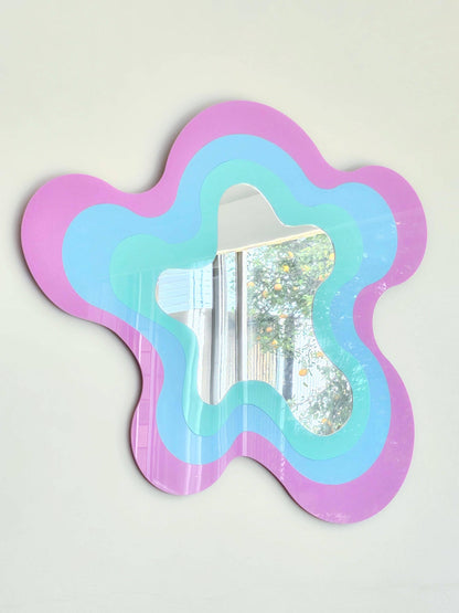 Rainbow Pastel Irregular Mirror