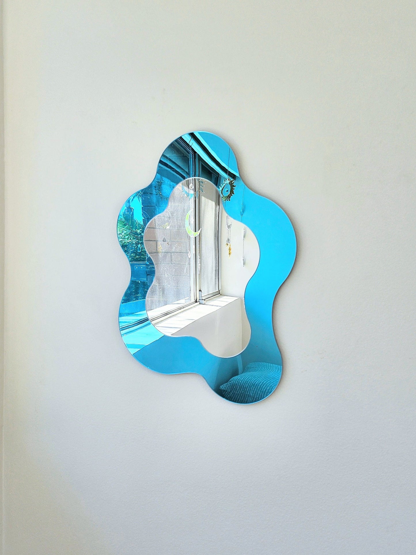 The Blue Wavy Mirror