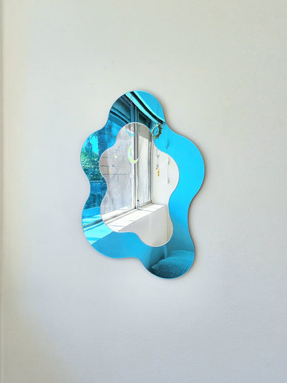 The Blue Wavy Mirror