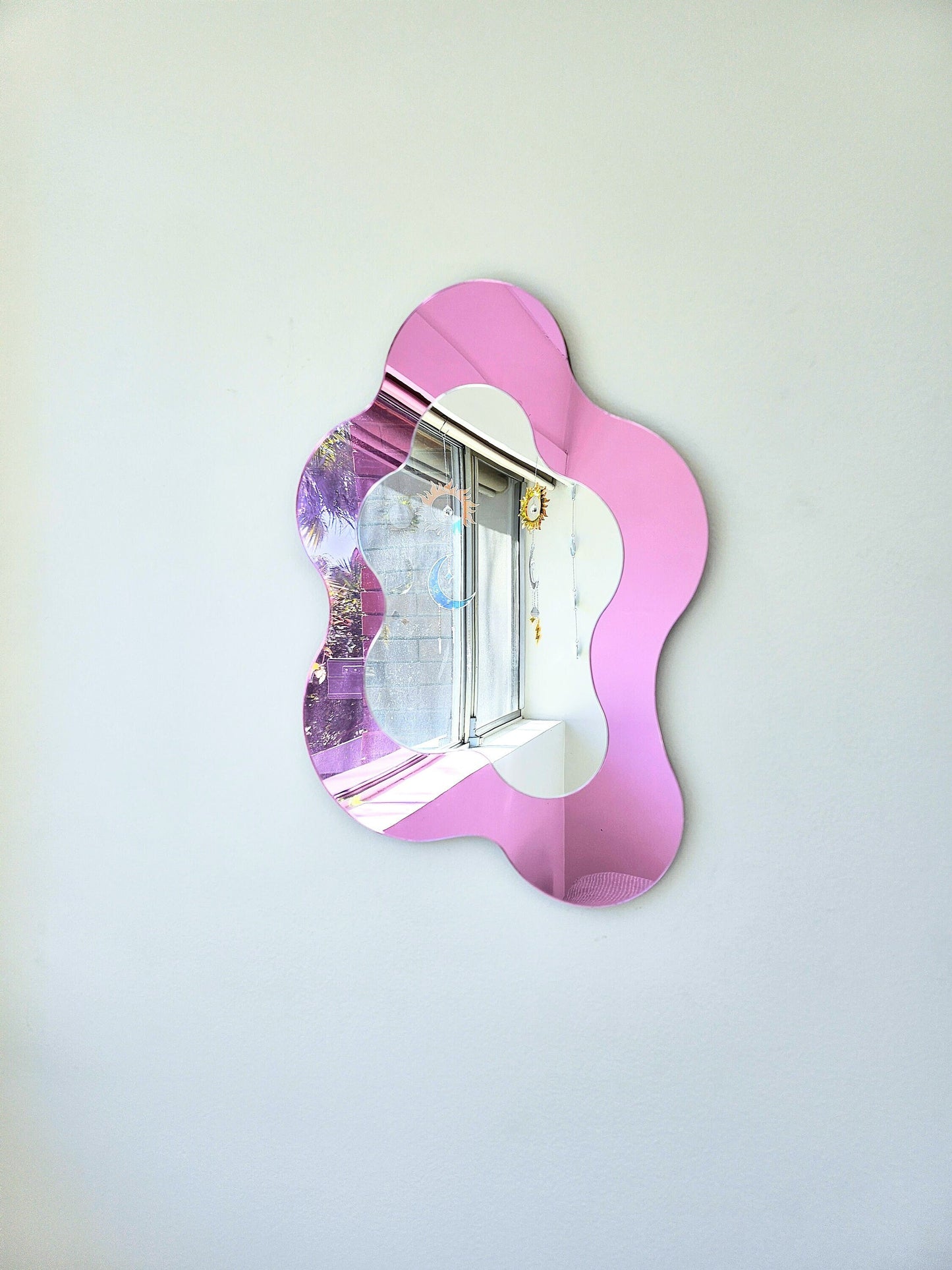 The Pink Wavy Mirror