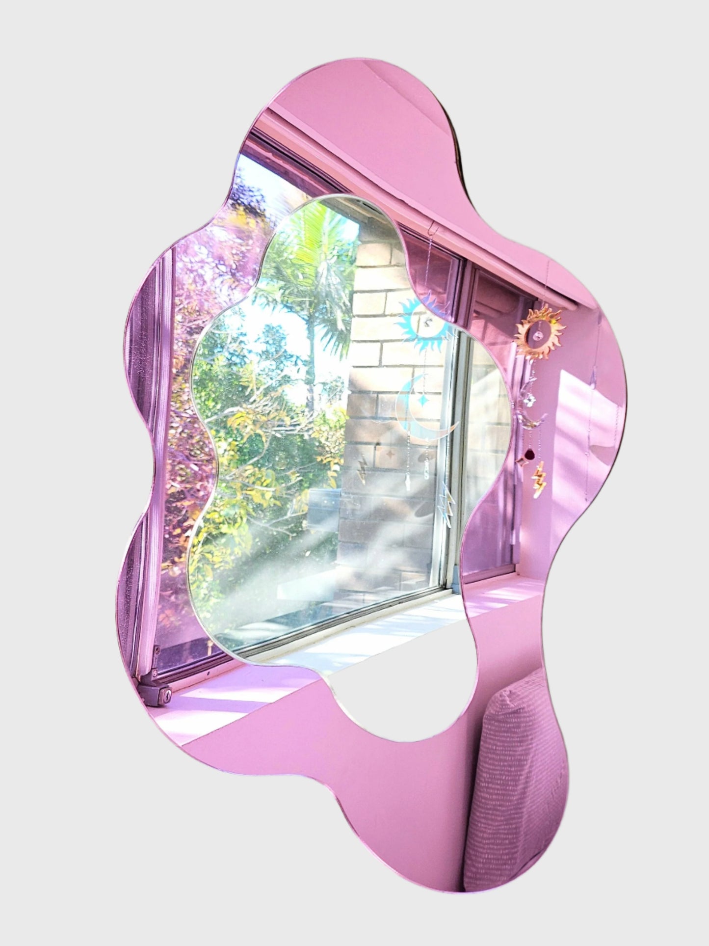 The Pink Wavy Mirror