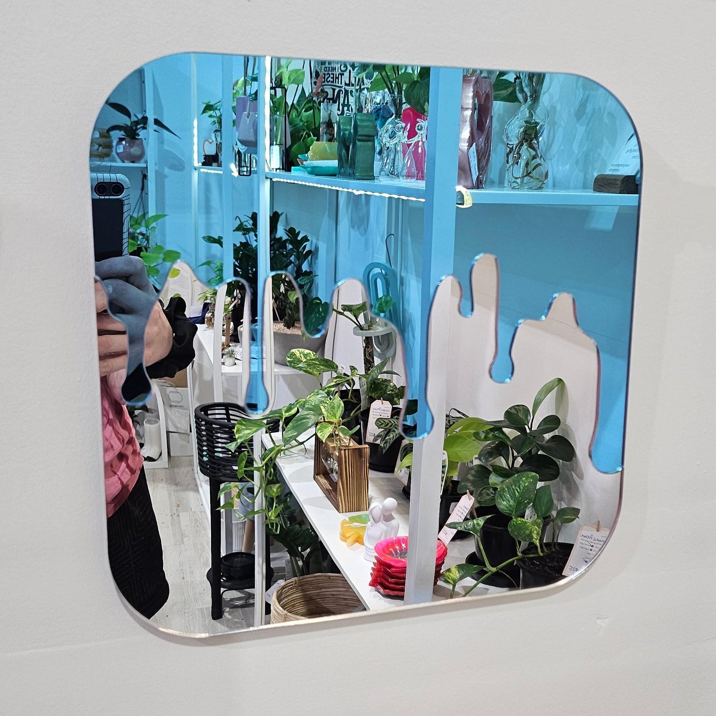 The Blue Drip Mirror