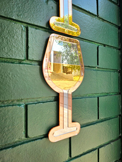 Wineglass Mirror