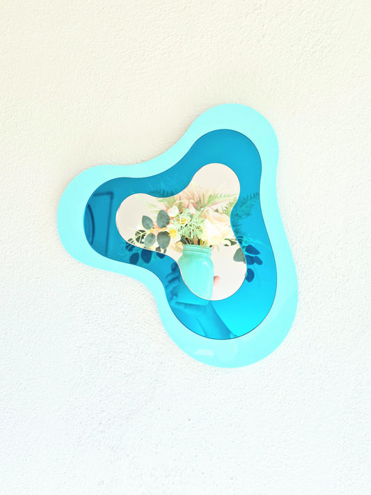 Pastel Green Irregular Mirror