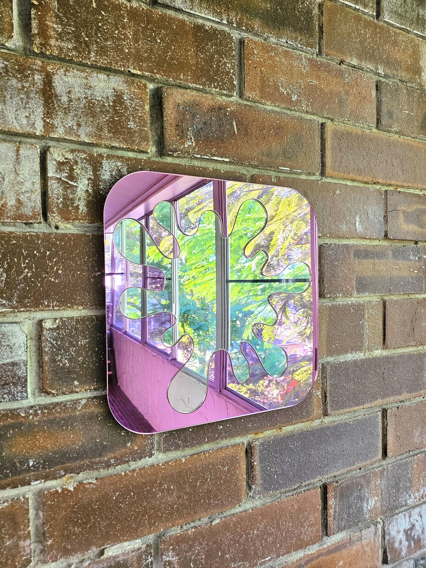 The Pink Splat Mirror