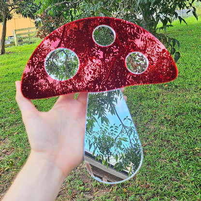 The Red Mushroom Mirror