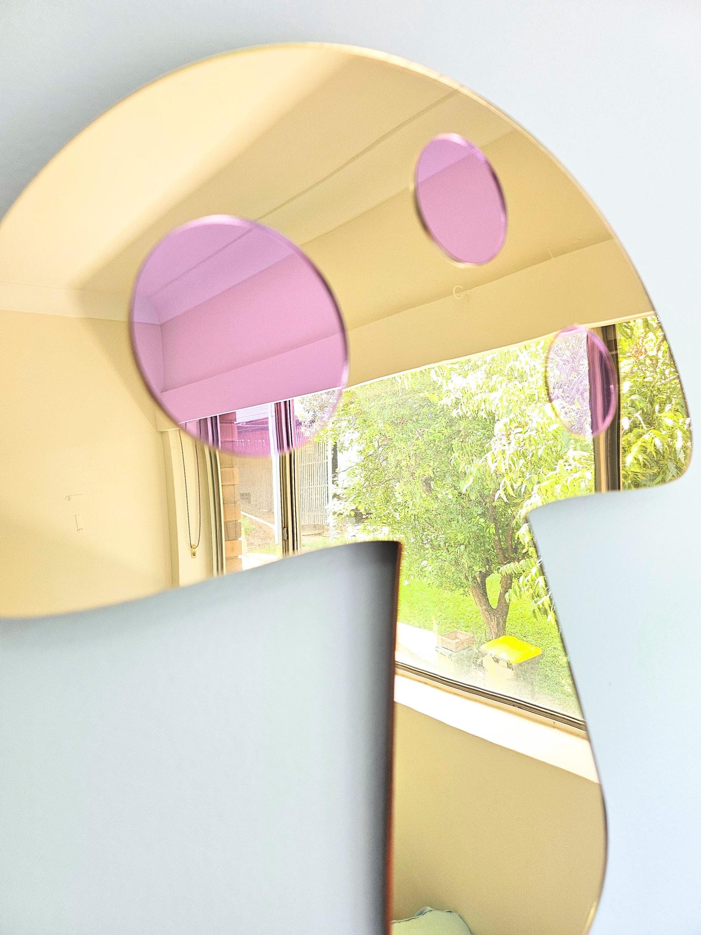 The Gold Mushroom Mirror