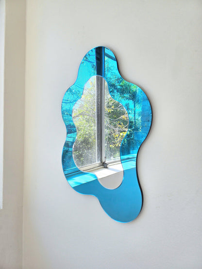 The Blue Wavy Mirror
